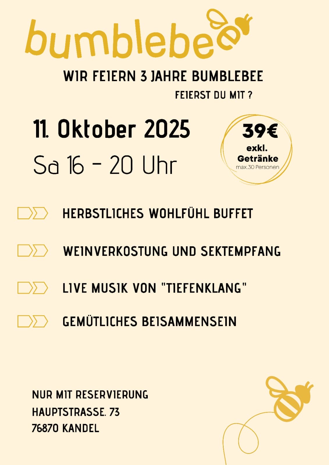 3 Jahre Bumblebee